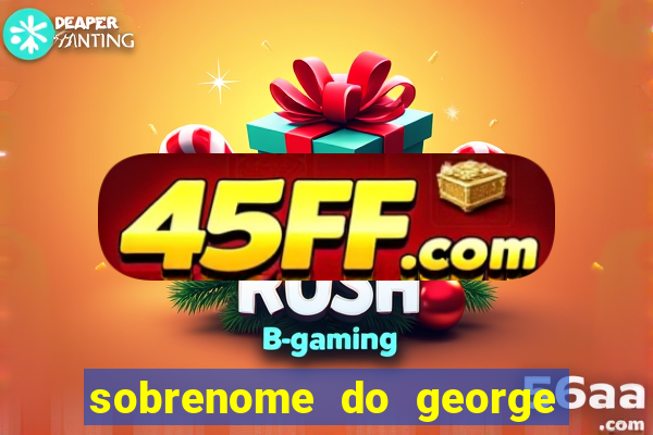 sobrenome do george stardew valley